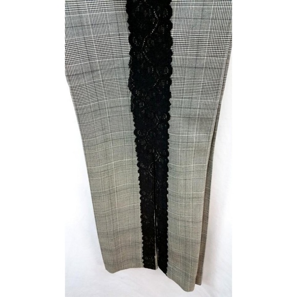 CARA LOTTI BLACK LACE TRIM DRESS PANTS - Picture 7 of 7